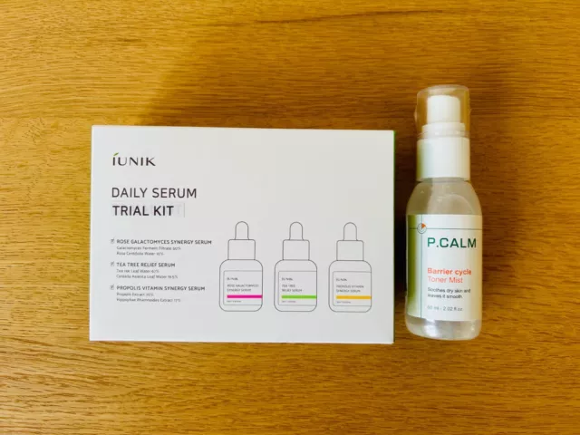 iUNIK Daily Serum Trial Kit + P.CALM Barrier Cycle Toner Mist 60ml