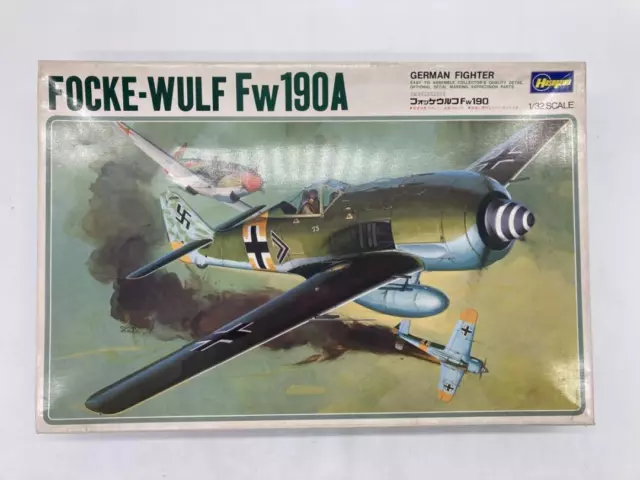 Hasegawa 1/32 Focke-Wulf Fw190A Luftwaffe Fighter Plastic Model 5O