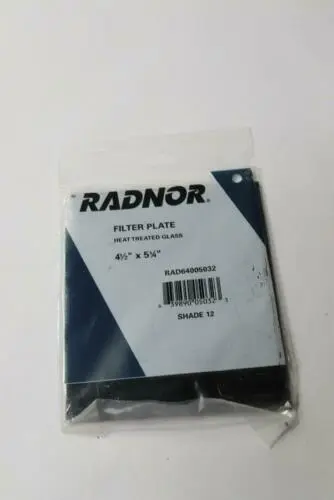 Radnor Filter Plate Shade 4-1/2" x 5-1/4" RAD64005032