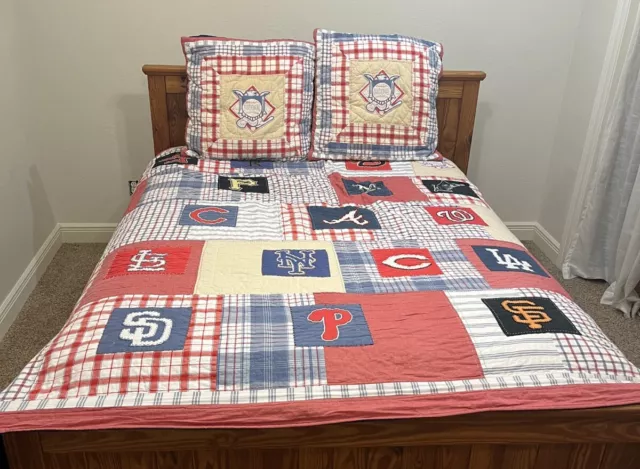 Pottery Barn Kids MLB Quilt Full Queen