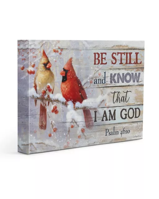 BE STILL AND KNOW THAT I AM GOD Gallery Wrapped Canvas Prints Poster
