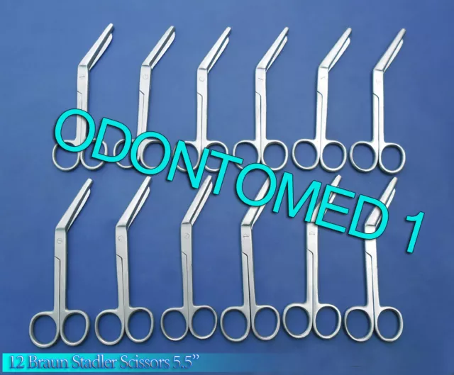 12 Braun Stadler Episitomy Scissors 5.5" Surgical Instruments