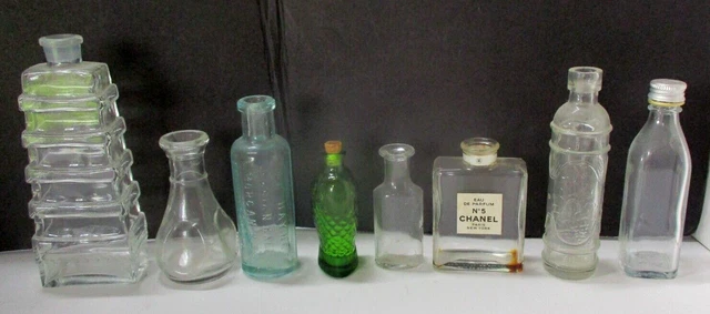 Mixed Small Bottle Lot Chanel Fish Medicine Etc