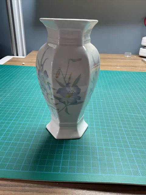 Royal Winton Pastel Floral Vase  Tall Vintage