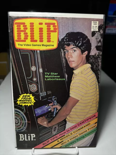 Blip the Video Game Magazine Marvel Comics 1st App. Mario & Donkey Kong 1983