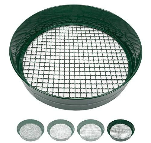 Sterico Tamis de Jardin en différentes Tailles de Maillage | Tamis Rond 33cmØ...