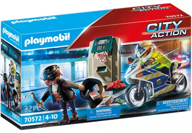 Playmobil ® 70572 Policier avec moto et voleur - Neuf - New - nuevo