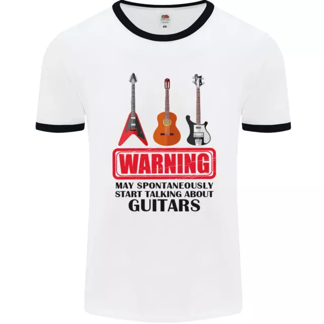 May Start Talking About Guitars Guitarist Mens Ringer T-Shirt