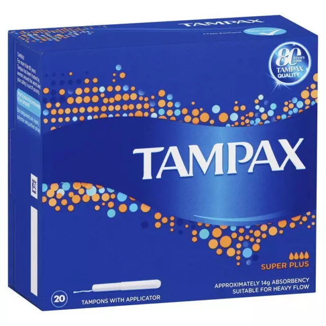 Tampax Tampons Super Plus 20 Pack