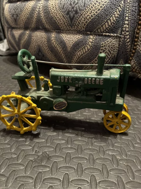 Antique John Deere Cast Iron Tractor