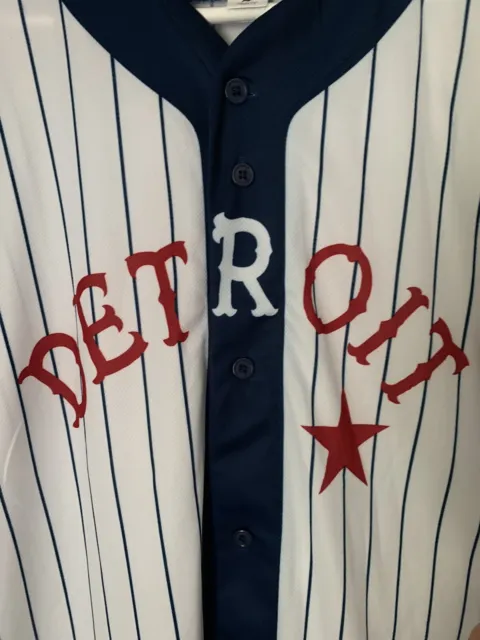 Detroit Tigers SGA Miller Lite Detroit Roots Button Up Shirt SZ XXL - Cool