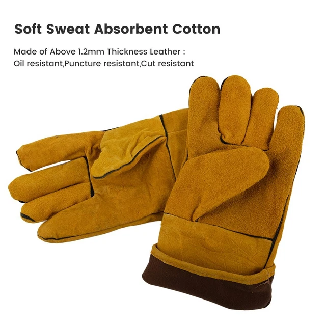 Reliable and Comfortable Welding Work Gloves Perfect for Various Metal Work