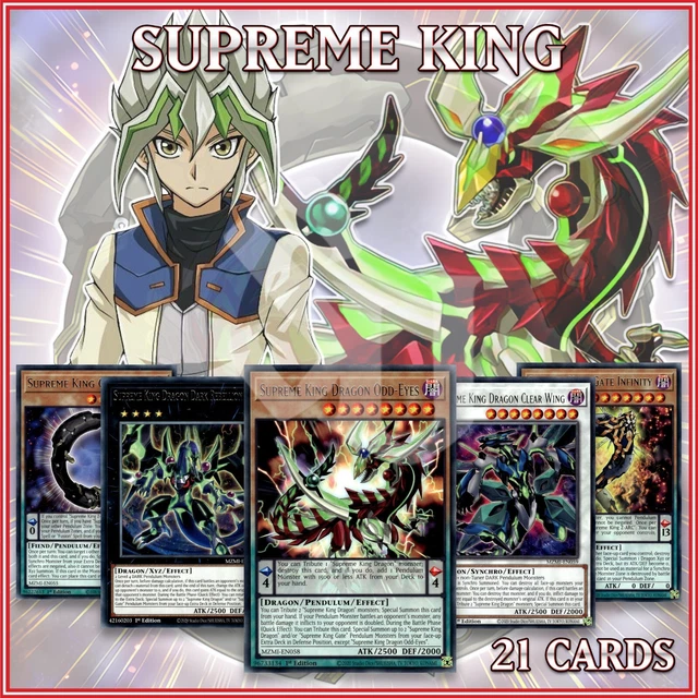YUGIOH SUPREME KING Budget Deck - Z-Arc - Infinity - Odd-Eyes - 44 Cards  $32.95 - PicClick