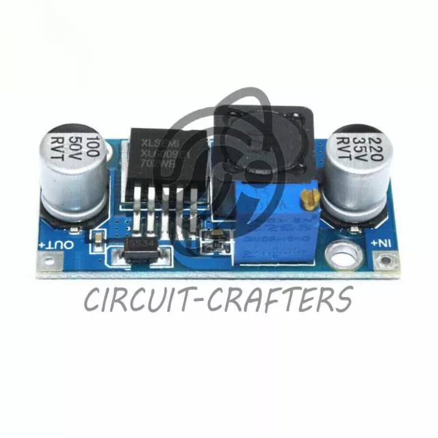 1PCS New DC-DC XL6009E1 Adjustable Step-up Power Boost Voltage Converter Module