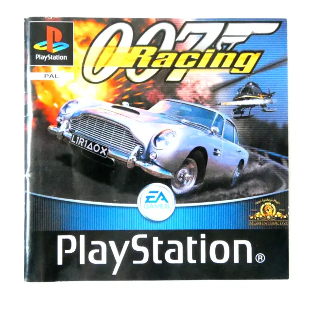 Notice / Mode D'emploi Jeu Ps1 James Bond 007 Racing Console Playstation 1 Fra
