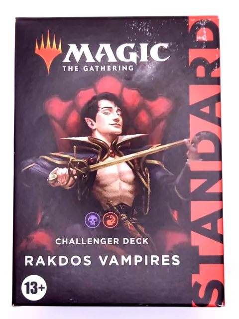 Magic The Gathering Sealed Card Challenger Deck Box Rakdos Vampires 2022 Set NEW