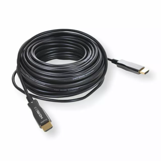 Aktives HDMI 2.0 Glasfaser Kabel 30 m