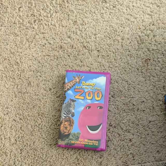 Barney let s go to the zoo vhs 2001 eur 2 35 picclick fr