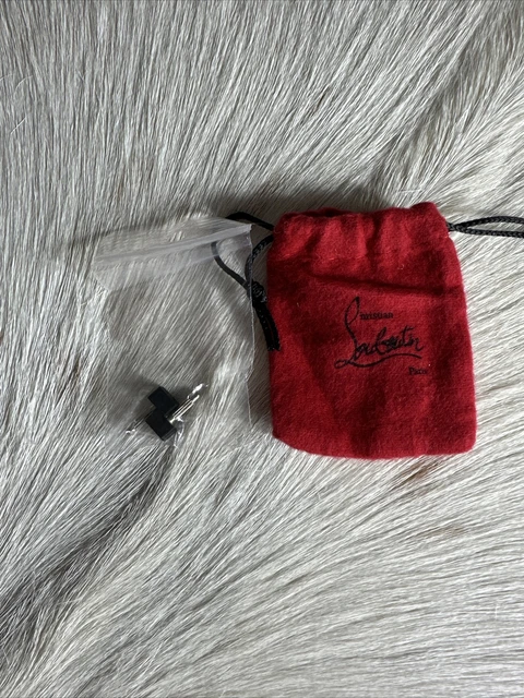 Christian Louboutin Mini Bolsa de Polvo Grifos para Zapatos Nuevo
