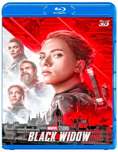 Black Widow 3D 2021 Blu-Ray Movie "Disc only" Region Free