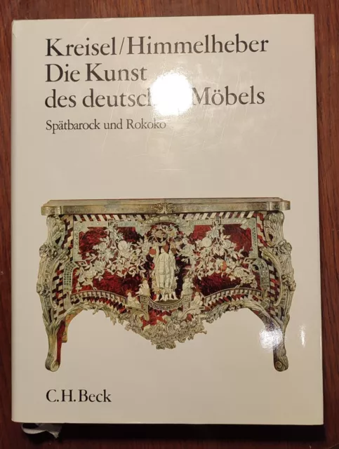 BUCH Die Kunst des deutschen Möbels - Spätbarock und Rokoko 1983