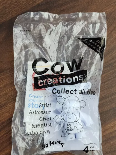 Chick-Fil-A Kids Meal Toy Cow Creations In Package NEW