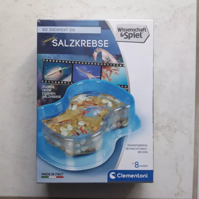 ORIGINAL SALZKREBSE Clementoni Galileo Experimentieren entdecken forschen  NEU