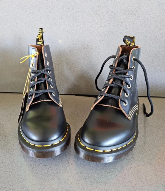 DR.MARTENS 101 ARC Boots Vintage Smooth Unisex Uk4 Eu37 Us6 RRP£169 £79 ...