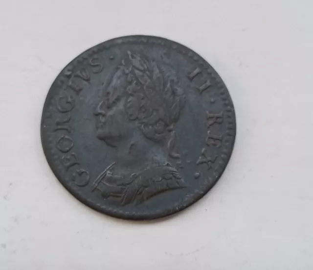 1754 George II Farthing