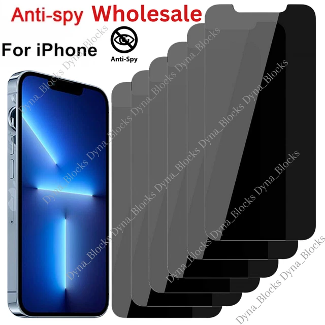PRIVACY SCREEN PROTECTOR Tempered Glass Lot For iPhone 14 13 12 11 XR