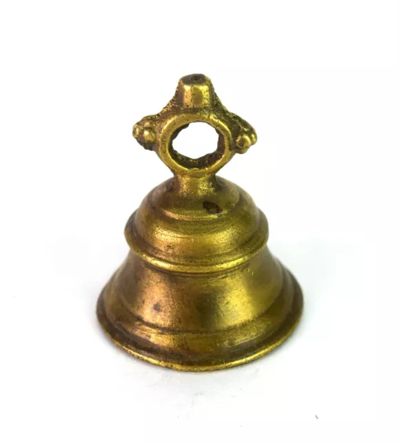 Antique old Bell Solid Good Sound Brass Ritual Bell Nice Collectible G70-282