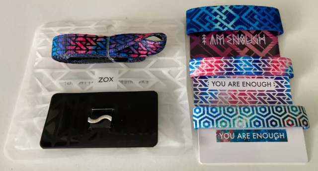 ZOX Bundle You Are Enough Lanyard Charm Single x2 I Am Enough Strap Happiness