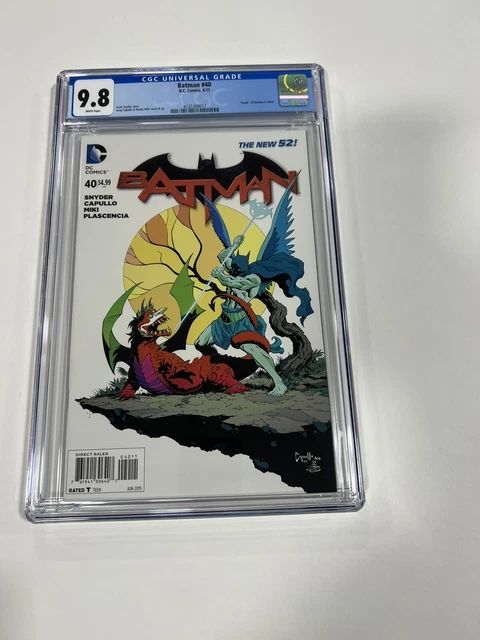 Batman 40 Cgc 9.8 White Pages Dc Comics 2015