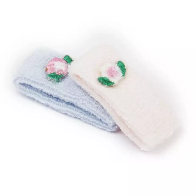 2 Pack 1:12 Dollhouse Miniature Bathroom Cloth Towels Accessories Ornaments