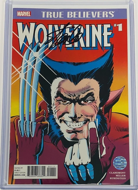 Marvel TB Wolverine #1 Autograph Signed by Stan Lee w/COA MCU X-Men Frank Miller