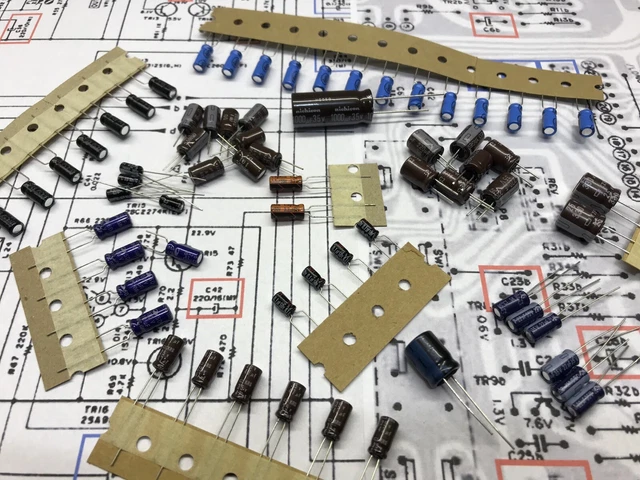 PREMIUM REPARATURSATZ AKAI GX-215D NICHICON MUSE FINE GOLD Repairkit