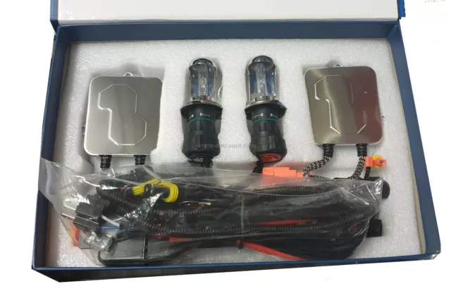 Kit H4 ampoules 8000K xenon BALLAST 55W 12V SLIM FAST START BRIGHT