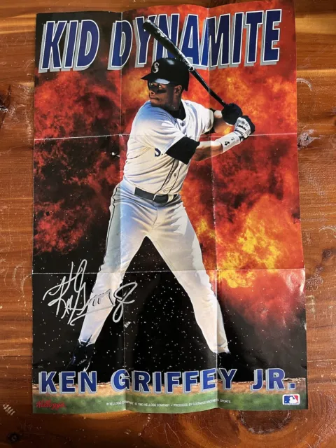1993 Kellogg's Poster 9x13 - "Kid Dynamite" - Ken Griffey Jr.
