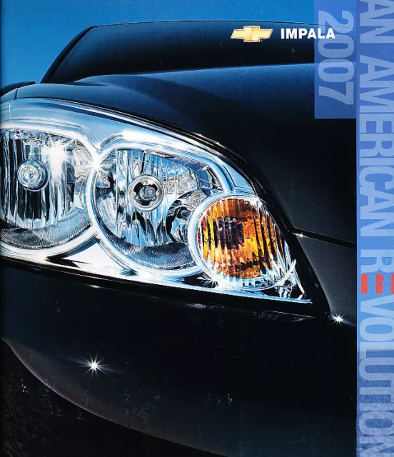 2007 Chevrolet Chevy Impala and SS 30-page Original Sales Brochure Catalog