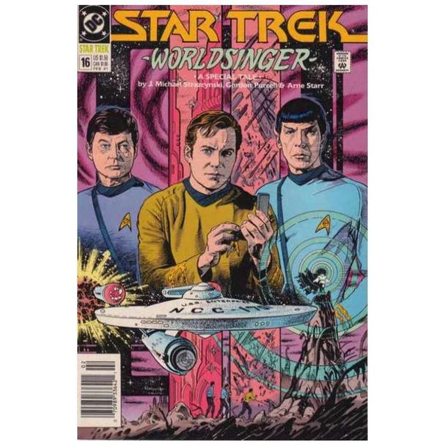 Star Trek (1989 series) #16 Newsstand in VF minus condition. DC comics [y%