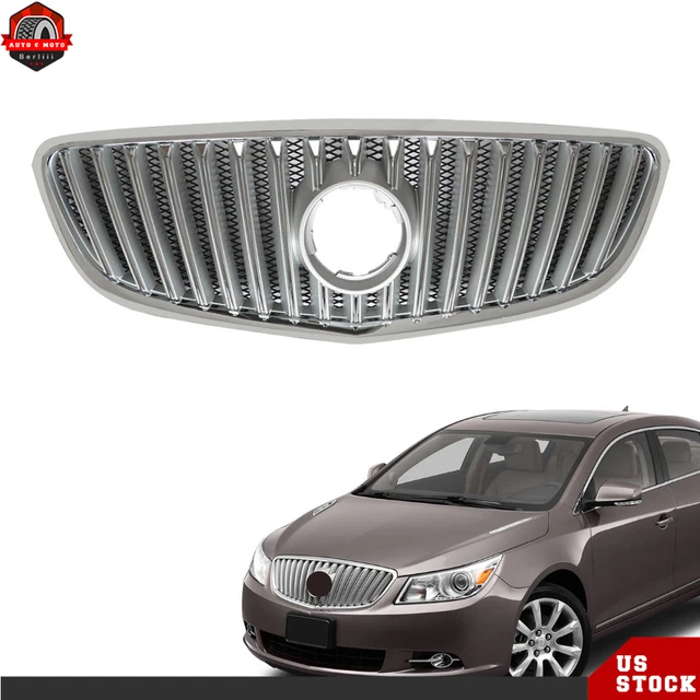 Center Chorme Grille Fit For 2010-2013 Buick Lacrosse Front Bumper Upper Grill