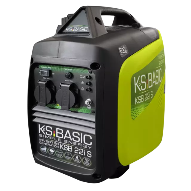 Gasolina K&S Basic 22iS inversor generador eléctrico generador grupo electrógeno de emergencia 2,0 kW 3