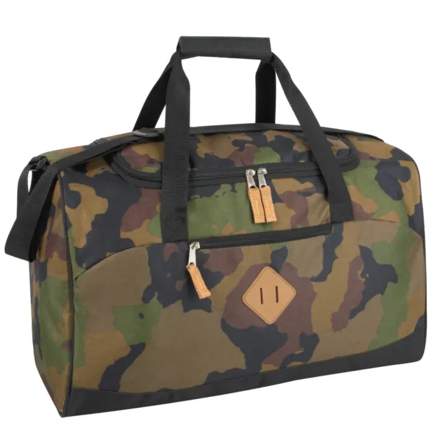 Trailmaker 20 Inch Duffle Bag Camo Polyester Gear Bag-Travel Work Gym Carry-On