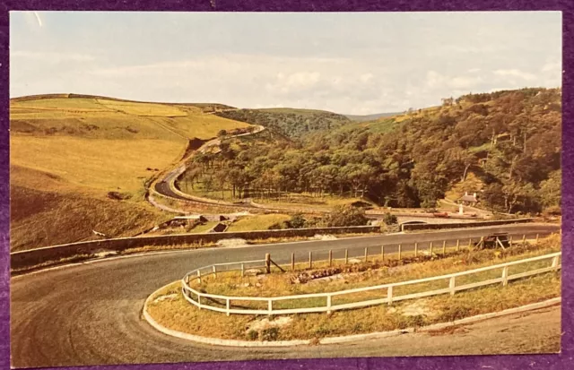 Scotland The hairpin bend of Berriedale Hill John O' Groats - unposted