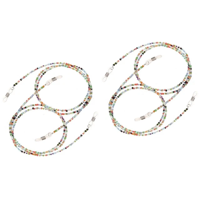 4 Pcs Multi-use Glasses Chains Eyeglass Chain for Holding Eyeglasses Glasses