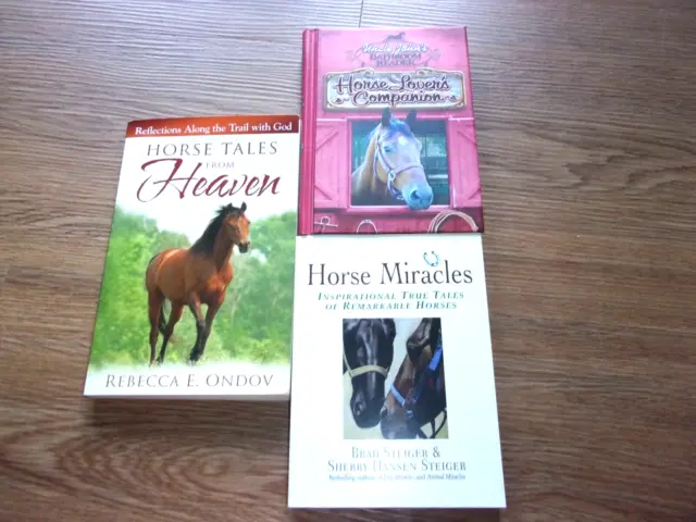 Bathroom Reader Lovers Miracles Steiger Tales From Heaven Ondov Horse Book Lot