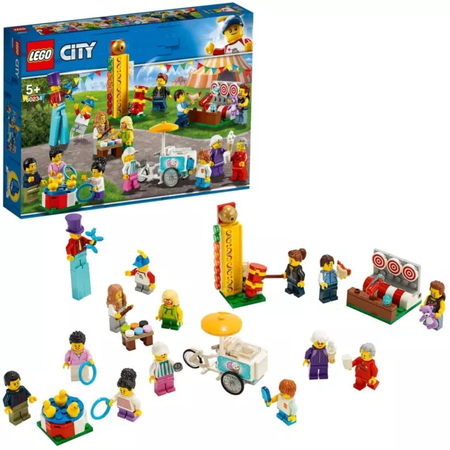 Lego City 60234 Ensemble de figurines La fete foraine Rare en Neuf