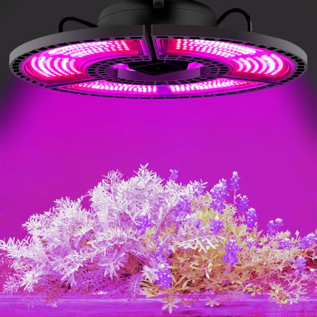 Wachstumslampen Faltbare LED-Pflanze wachsen Glühbirne Vollspektrum E26 E27 UFO