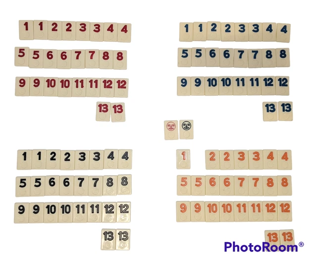 VINTAGE PRESSMAN RUMMIKUB Tile Game 1985 The Original W/ Case Missing