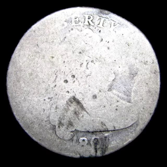 1807 Draped Bust Dime Silver ---- Nice Details Rare Coin ---- #694X